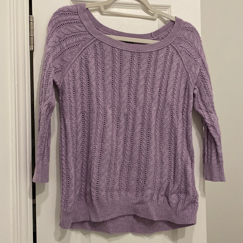 AE Lilac Knit Sweater